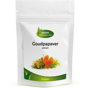 Goudpapaver | 60 capsules ⟹ Vitaminesperpost.nl