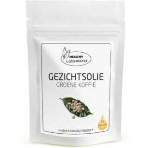Gezichtsolie Groene Koffie | 30 capsules | Vitaminesperpost.nl
