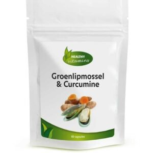 Groenlipmossel en Curcumine met Zwarte besblad | 60 capsules