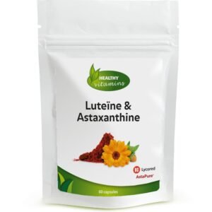 Luteïne + Astaxanthine + Zeaxanthine | 60 capsules | Sterk ⟹ Vitaminesperpost.nl