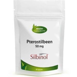 Pterostilbeen 50 mg | dimethylresveratrol | Sterk | Silbinol®